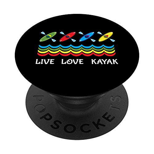 Leben Lieben Kayak Sport Paddle Natururlaub aventura PopSockets PopGrip Intercambiable