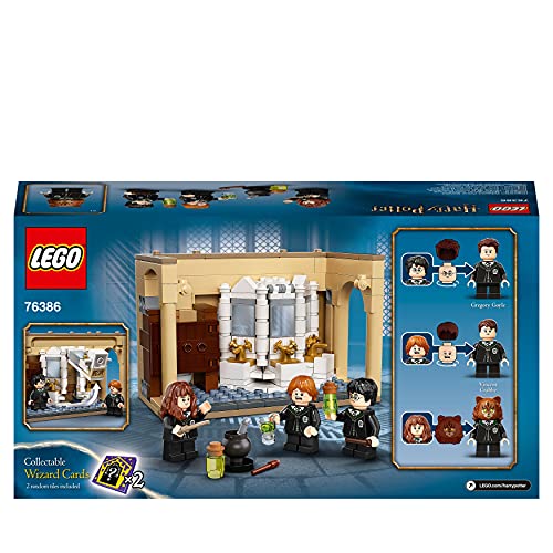 LEGO 76386 Harry Potter Hogwarts Fallo De La Poción Multijugos, Juguete para el 20 Aniversario con Mini Figura Dorada