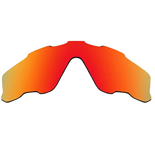 Lentes de repuesto compatibles con OAKLEY JAWBREAKER No Polarizado Rojo Mirror