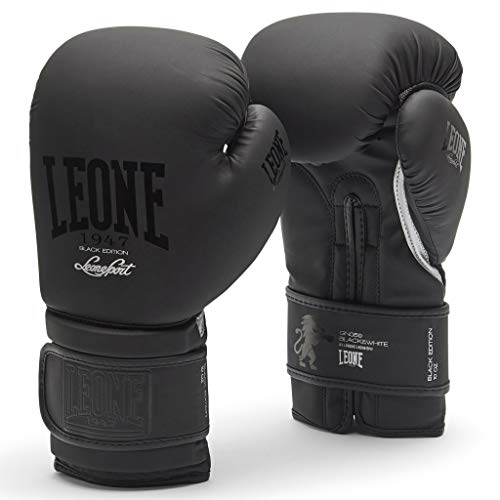 LEONE 1947 GN059 Guantes de Boxeo, Mujer, Negro, 10M