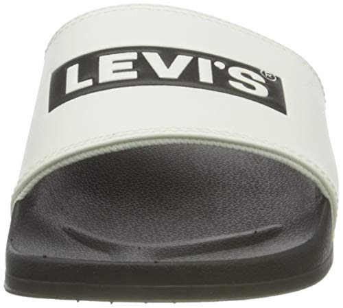 Levi's 231761-794-59, Chanclas Hombre, Negro, 41 EU