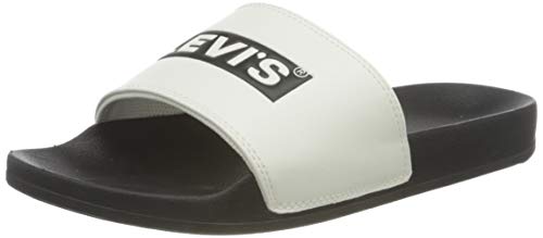 Levi's 231761-794-59, Chanclas Hombre, Negro, 41 EU