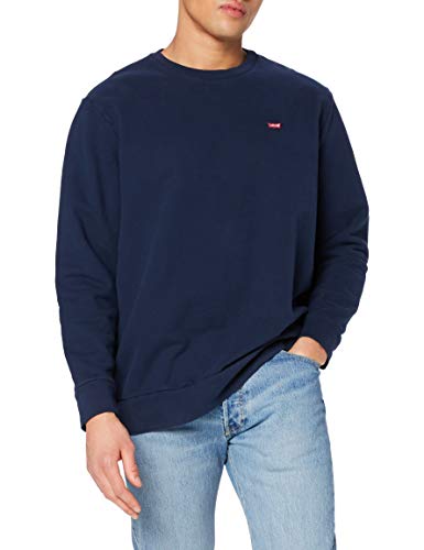 Levi's Big Original Hm Crew Sudadera, Dress Blues, 4X-Large para Hombre