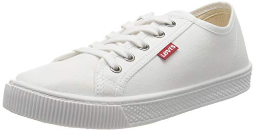 Levi's Malibu Beach S, Zapatillas Mujer, Blanco (B White 50), 39 EU