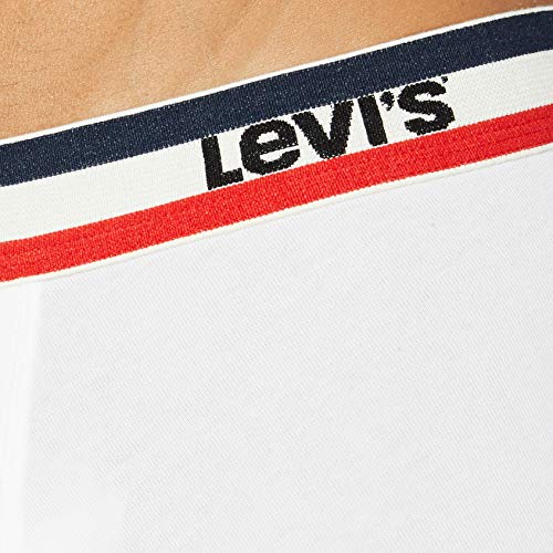 Levi's Sportswear-Calzoncillos bóxer para Hombre (6 Unidades), Azul, Rojo y Negro, L