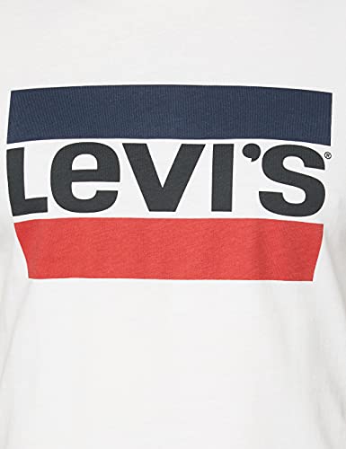 Levi's Sportswear Graphic Camiseta, Blanco (84 Logo White), XL para Hombre