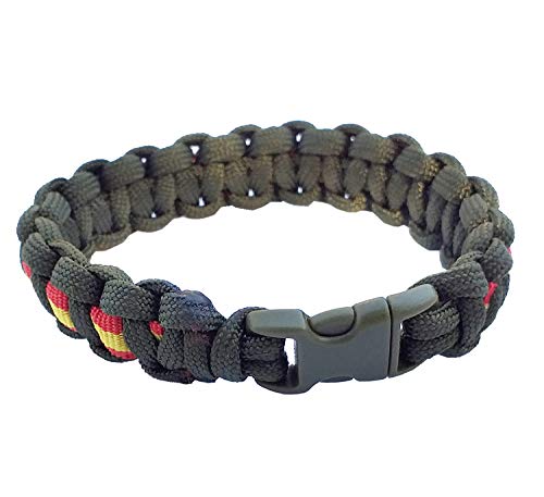 LGP - Pulsera Paracord Green Line Guardia Civil - Bandera de España, Ejercito