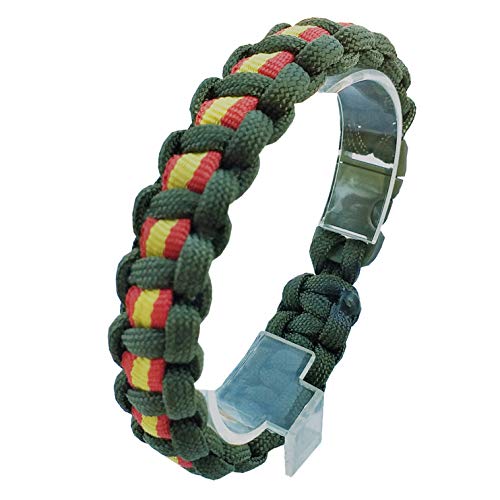 LGP - Pulsera Paracord Green Line Guardia Civil - Bandera de España, Ejercito