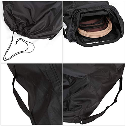 LIHAO Universal Bolsa de Transporte Cochecito Bebé Bolsa Impermeable de Viaje para Avión (600D Tela Oxford, Negro)