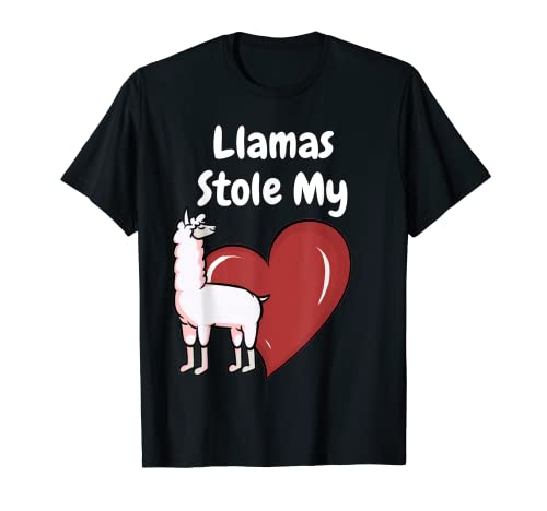 Llamas Robó Mi Corazón - Llama Lovers Cita Camiseta