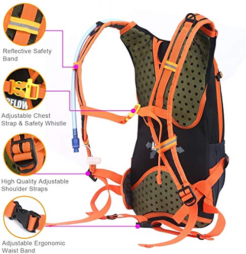 Local Lion Mochila 18L Senderismo Montanismo Ciclismo Camping Viaje al Aire Libre Hombres Mujeres Impermeable