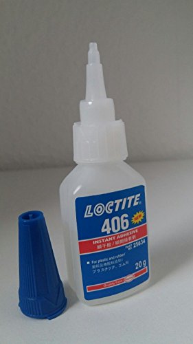 LOCTITE 406 de SUPER GLUE - adhesivo instantáneo - 20G - Plástico y Caucho