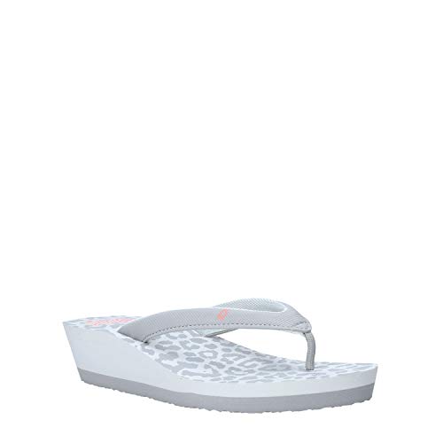 Lotto Moorea Nova VIII W, Zapatos de Playa y Piscina Mujer, Blanco (Wht/Gry LUN 020), 39 EU