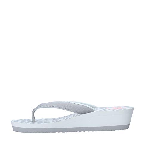 Lotto Moorea Nova VIII W, Zapatos de Playa y Piscina Mujer, Blanco (Wht/Gry LUN 020), 39 EU