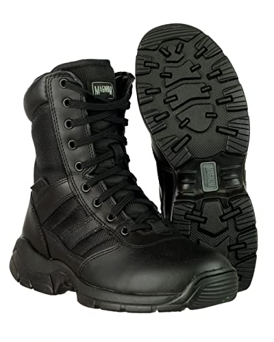 Magnum M800339-021 Panther 8 Botas laterales, color negro, talla 13