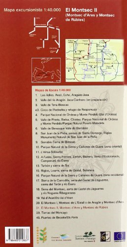 Mapa Excursionista El Montsec Ii