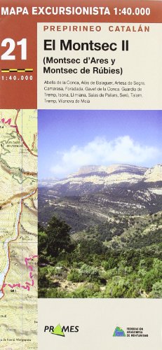 Mapa Excursionista El Montsec Ii