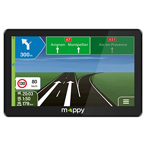 MAPPY Maxi E738 – Navegador GPS de la Navegación Europa, 16: 9