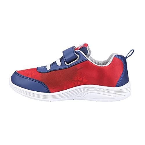 Marvel Spiderman Zapatos para Niño, Calzado Deportivo Niños, Diseño Spiderman, Deportivas Luces Niño, Zapatillas Ligeras, Regalo Niño, Talla EU 25