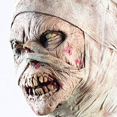 Máscaras Halloween Halloween Horror máscara mamá máscara repugnante Rot Facegear Zombie Traje Fiesta embrujada casa Horror Props asustan a la Gente White