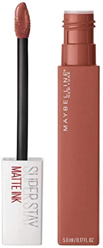 Maybelline New York SuperStay Matte Ink, Pintalabios Mate de Larga Duración, Tono 70 - Amazonian, Marrón Claro Nude