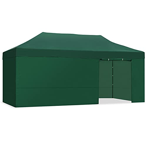 Mc Haus CARPLE - Carpa Plegable Impermeable para Exterior, Verde, 3 x 6 m