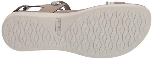 Merrell District Mendi Backstrap, Sandalias de Talón Abierto para Mujer, Marrón Brindle, 41 EU