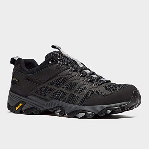 MERRELL MOAB FST 2 GTX, Zapatillas Tiempo Libre y Senderismo Hombre, Black Negro, 43 EU