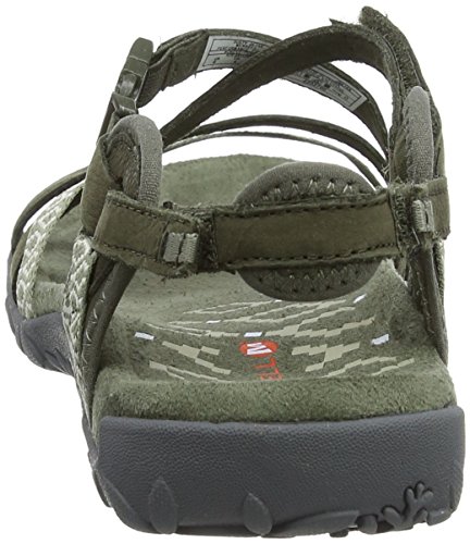 Merrell Terran Lattice Ii Tira de tobillo para Mujer, Verde (Dusty Olive), 39 EU