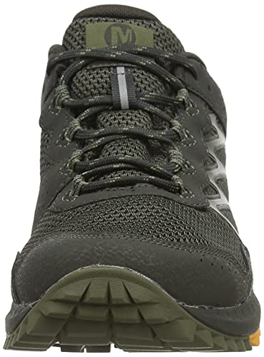 Merrell Wildwood GTX, Zapatillas para Caminar Hombre, Verde (Olive), 49 EU