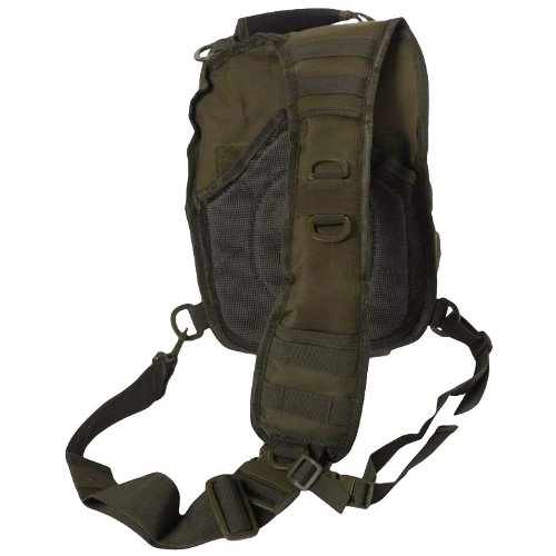 Mil-Tec Mochila One Strap Assault Pack SM, Color Verde, 30 x 22 x 13 cm