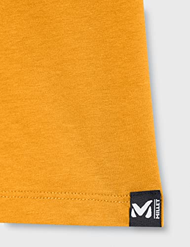 Millet - Script TS SS M - Camiseta Deportiva para Hombre - Transpirable - Aproximación, Escalada, Diario - Amarillo