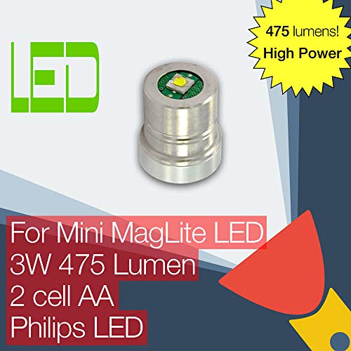 Mini MagLite AA LED de actualización/reemplazo módulo 475LM de alta potencia para Mini MagLite LED antorcha/linterna