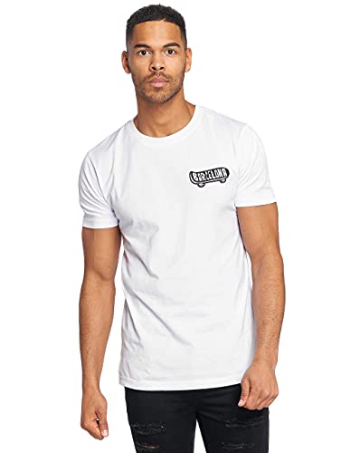 Mister Tee Barcelona tee Té, Blanco, L para Hombre