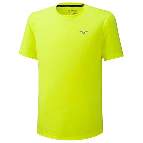 Mizuno Núcleo de Impulso Camiseta, Hombre, amarilllo, L