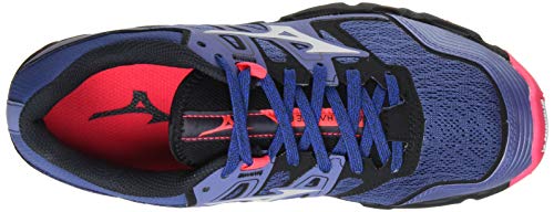 Mizuno Wave Hayate 6, Trail Running Shoe Mujer, Azul (Marlin/Lunarrock/Dpink), 39 EU