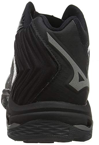 Mizuno Wave Lightning Z5 Mid, Zapatillas de Voleibol Unisex Adulto, Black Black Autumn Glory 97, 44.5 EU