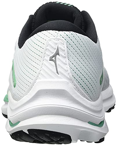 Mizuno Wave Rider 24, Zapatillas de Running Mujer, White/White/JadeCream, 36.5 EU