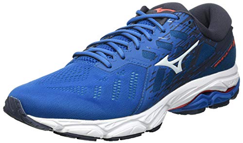 Mizuno Wave Ultima 12, Zapatillas Hombre, MykonosB/WanBlueIndiaInk, 42.5 EU