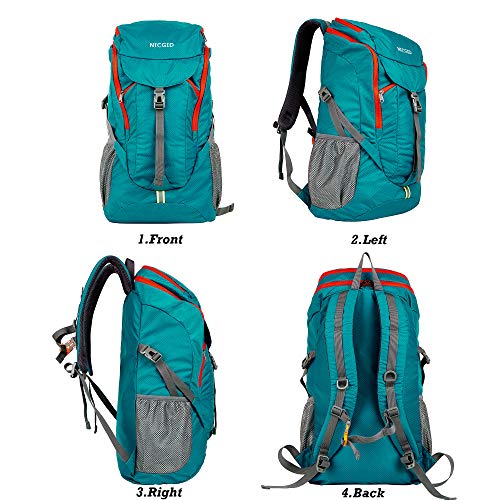 Mochila de senderismo ligera de 50 l, plegable, multifuncional, bolsa de viaje, resistente al agua, informal, para hombres y mujeres, deportes al aire libre, montaña.