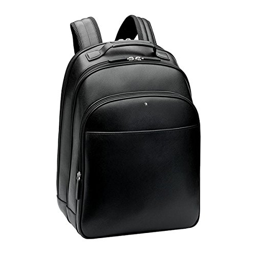 Montblanc - Mochila casual unisex-adultos Negro Negro L