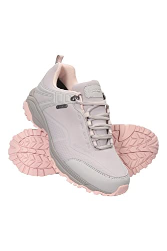 Mountain Warehouse Zapatillas Impermeables Collie para Mujer - Calzado liviano para Damas, Zapatos Transpirables, Zapatos Suaves para Caminar Beige Talla Zapatos Mujer 38 EU