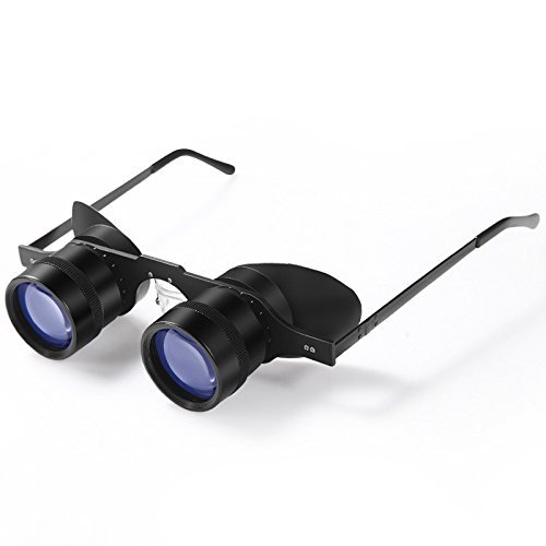 Nadalan gafas de pesca portátiles de alta definición Telescopio de binoculares sin manos ultraligeras para la observación al aire libre / conciertos en la ciudad