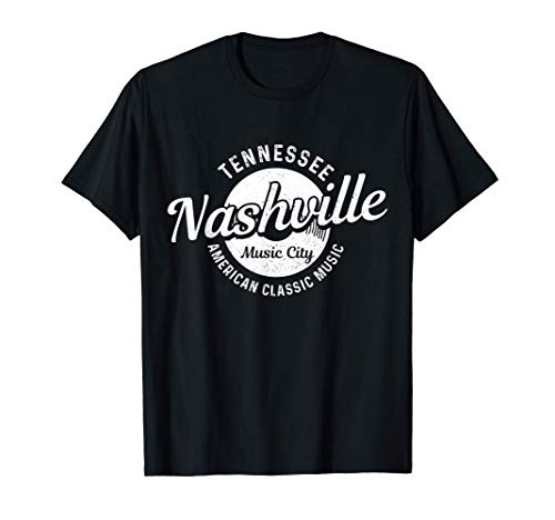 Nashville Tennessee Música Country América Camiseta