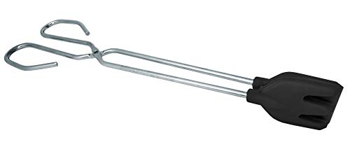 Nerthus FIH 438 - Pinza Cocina Cabeza Silicona 30 cm, Acero INOX