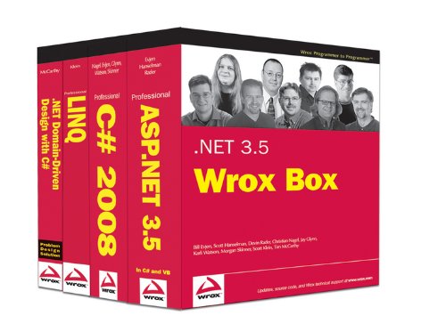 .NET 3.5 Wrox Box: Professional ASP.NET 3.5, Professional C# 2008, Professional LINQ, .NET Domain-Driven Design with C#