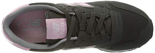 New Balance 500 Core, Zapatillas Mujer, Gris (Grey/Pink GSP), 43 EU