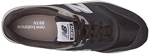 New Balance 997H Core, Zapatillas Hombre, Negro (Black Silver Charcoal), 44 EU