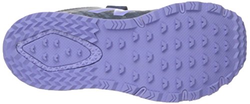 New Balance Girls' Nitrel v3 Hook and Loop Trail Running Shoe, Vintage Indigo/ice Violet, 3 W US Little Kid