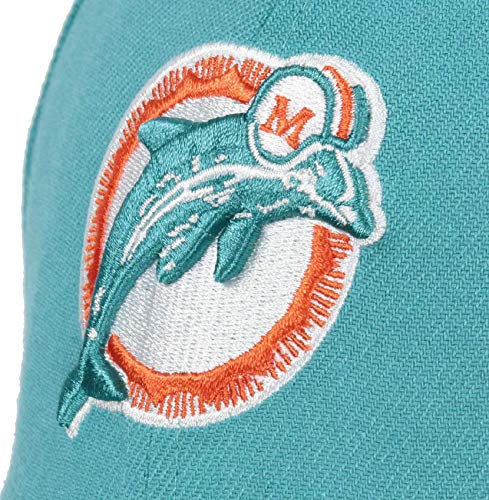 New Era Miami Dolphins 39thirty Stretch Cap NFL Core Edition Turquoise - S-M